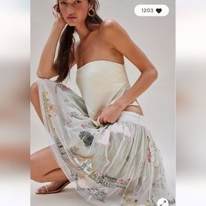 Nwt Free People Sketchbook Skirt